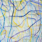 <p>Aquarellfarbe auf Edelstahlgewebe, 130 x 85, 2006</p>