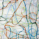 <p>Aquarellfarbe auf Edelstahlgewebe, 130 x 85 cm, 2006</p>