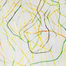 <p>Aquarell auf Baumwolle, gespannt auf Eisengestell, 200 x 151,5 x 21 cm, 1999</p>